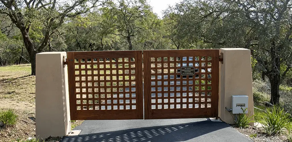 Driveway gate installation for a residential property in Irvine, CA