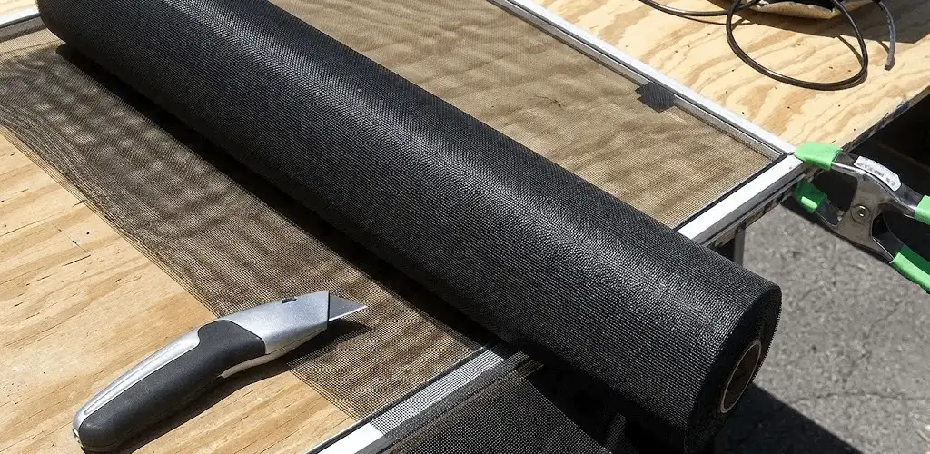 Window screen replacement materials and tools for screen repair in Irvine, CA